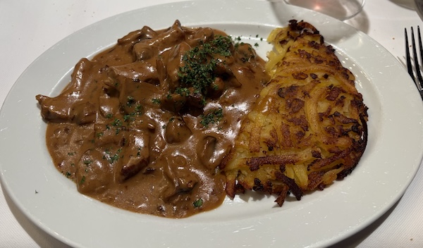 Veal Zurich style